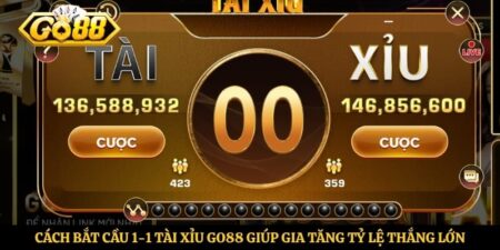 Cách Bắt Cầu 1-1 Tài Xỉu Go88 Giúp Gia Tăng Tỷ Lệ Thắng Lớn