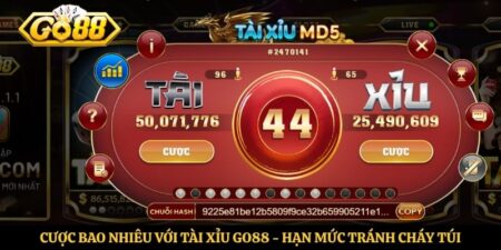 Cược Bao Nhiêu Với Tài Xỉu Go88 - Hạn Mức Tránh Cháy Túi
